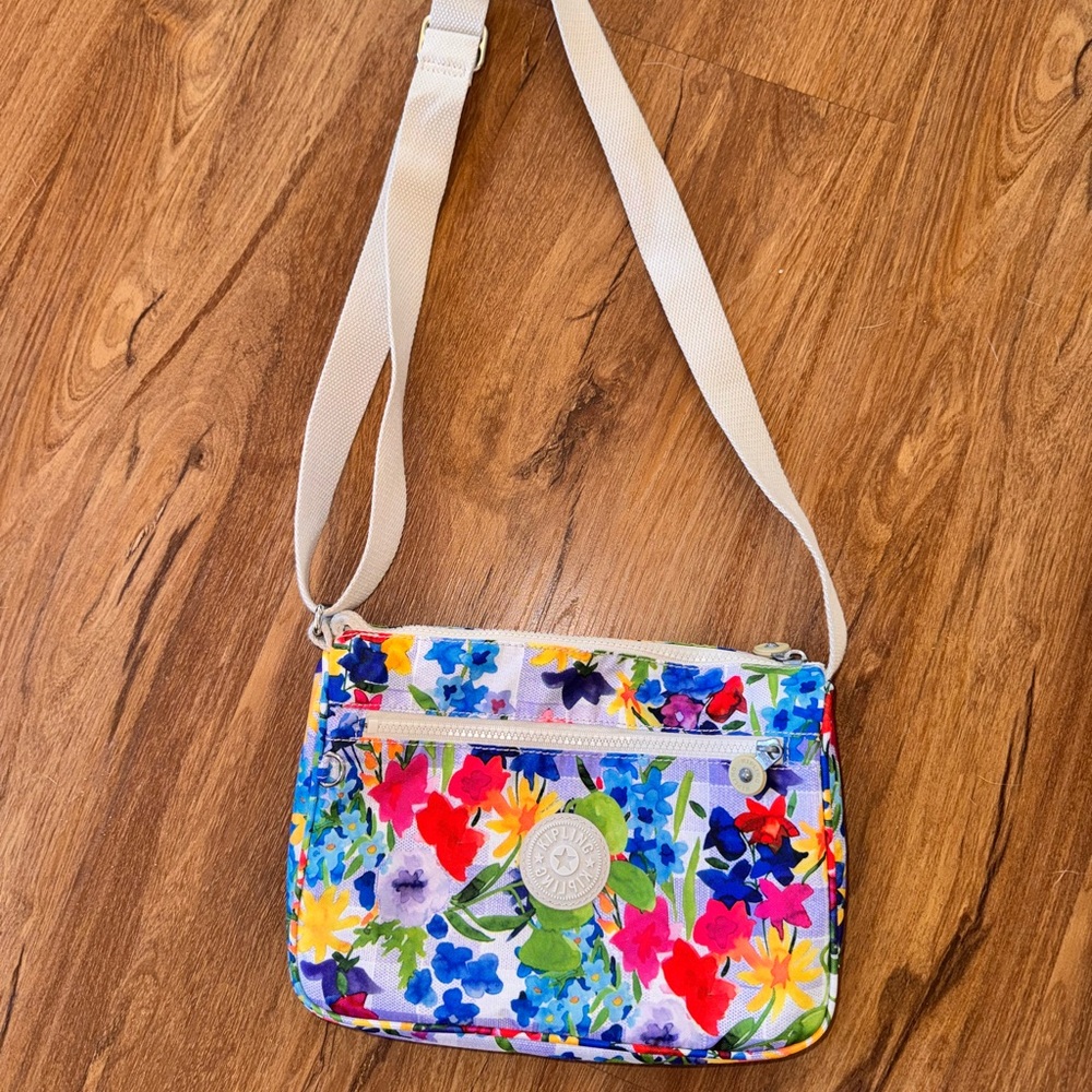 Kipling Syro Multicolor Floral Crossbody Bag